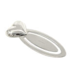 Heart Bookmark Finished In 925 English Hallmarked Sterling Silver