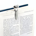 Heart Bookmark Finished In 925 English Hallmarked Sterling Silver