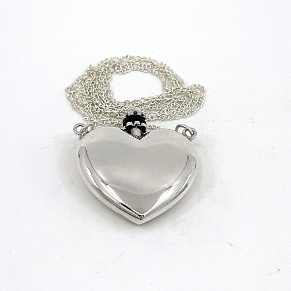 Heart Perfume Bottle and Funnel Set – Victorian Style 925 Sterling