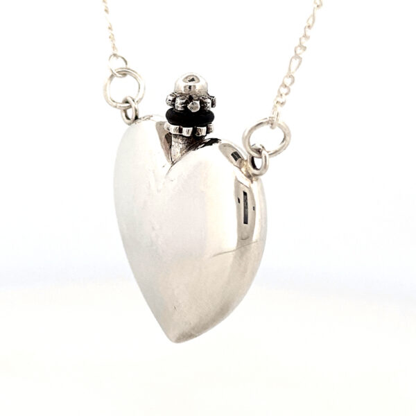 Heart Perfume Bottle and Funnel Set – Victorian Style 925 Sterling