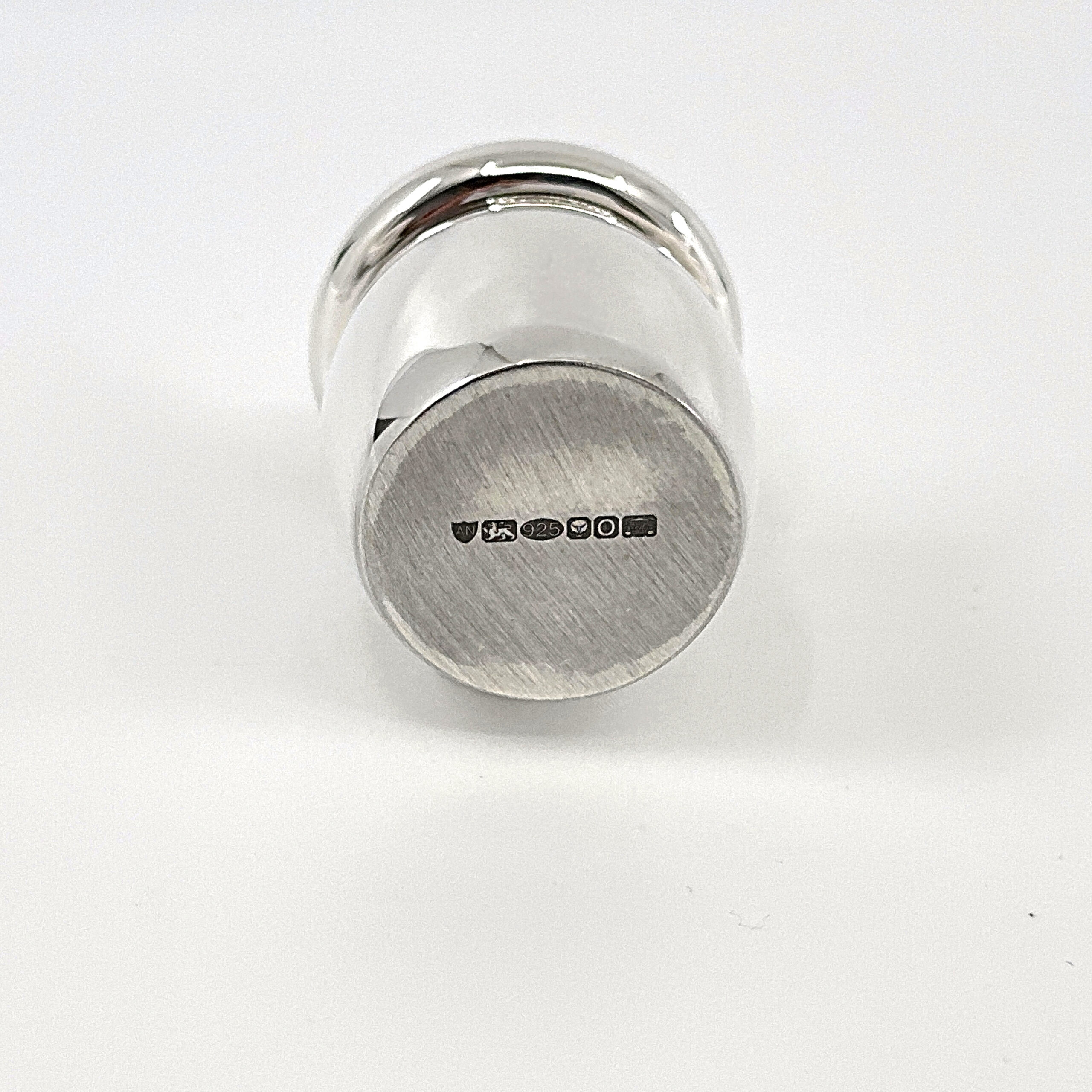 GT350 (11) Honey Pot Teddy Bear Tooth Fairy Box Finished In 925 English Hallmarked Sterling Silver