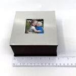 Keepsake Box With Photo Frame Lid And Mahogany Finish Finished In 925 English Hallmarked Sterling Silver 2 Keepsake Box With Photo Frame Lid And Mahogany Finish Finished In 925 English Hallmarked Sterling Silver