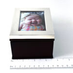 Keepsake Box With Photo Frame Lid And Mahogany Finish Finished In 925 English Hallmarked Sterling Silver 3 Keepsake Box With Photo Frame Lid And Mahogany Finish Finished In 925 English Hallmarked Sterling Silver