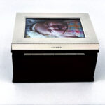 Keepsake Box With Photo Frame Lid And Mahogany Finish Finished In 925 English Hallmarked Sterling Silver 10 Keepsake Box With Photo Frame Lid And Mahogany Finish Finished In 925 English Hallmarked Sterling Silver