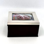 Keepsake Box With Photo Frame Lid And Mahogany Finish Finished In 925 English Hallmarked Sterling Silver 11 Keepsake Box With Photo Frame Lid And Mahogany Finish Finished In 925 English Hallmarked Sterling Silver