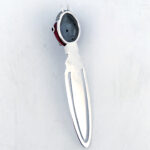 Ladybug Ladybird Bookmark With Red Enamel And Marcasite Finished In 925 English Hallmarked Sterling Silver