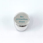 Tooth Fairy Box With "Ma Premiere Dent" Engraving And Blue Enamel Finished In 925 English Hallmarked Sterling Silver 8 Tooth Fairy Box With "Ma Premiere Dent" Engraving And Blue Enamel Finished In 925 English Hallmarked Sterling Silver