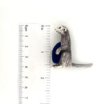 Meerkat Pincushion Victorian Style 925 Sterling Silver English Hallmarks Ari D Norman