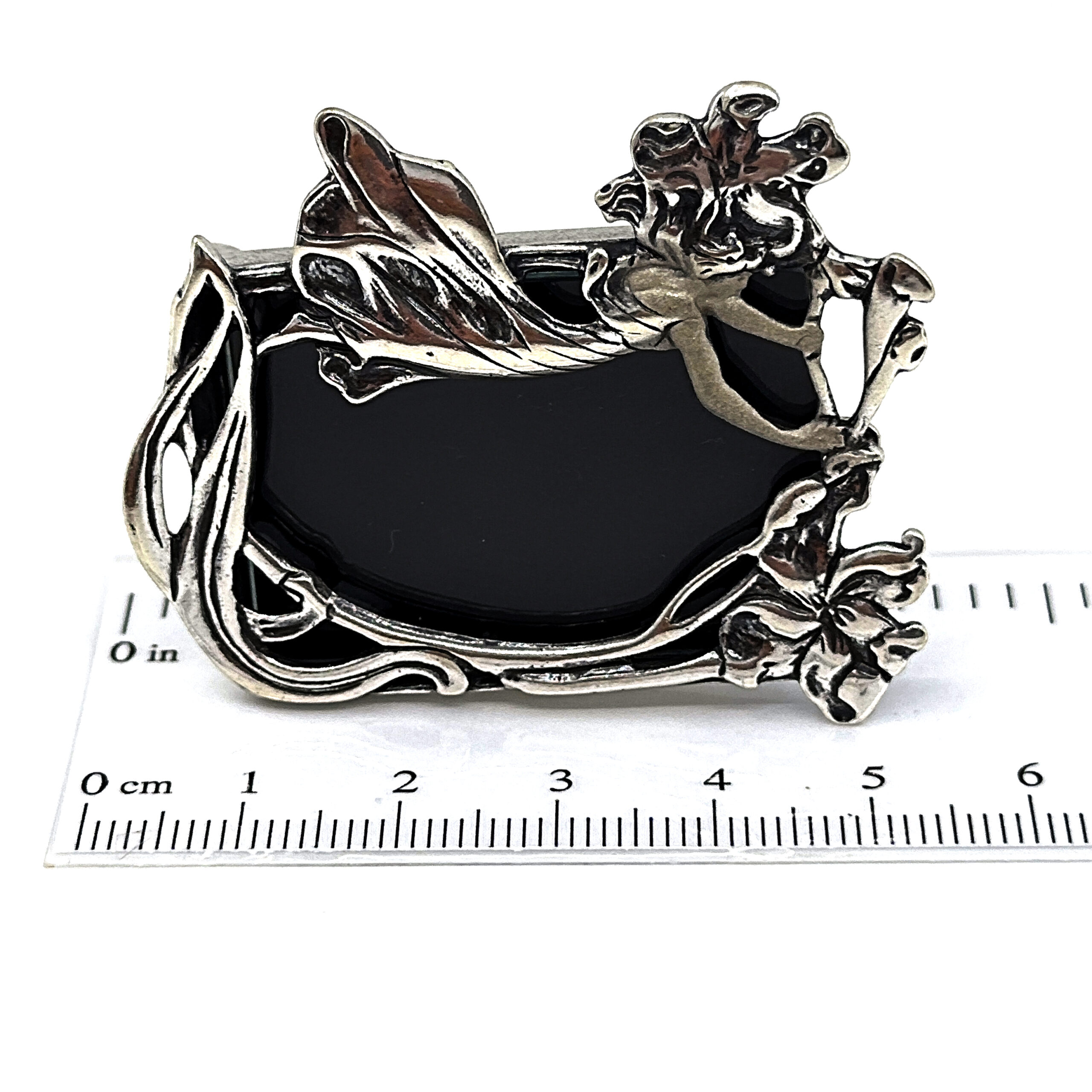 GT144 (4) Miniature Photo Frame Art Nouveau Style Finished In 925 English Hallmarked Sterling Silver