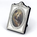 Miniature Photo Frame Victorian Style With Velvet Back Finished In 925 English Hallmarked Sterling Silver 6 Miniature Photo Frame Victorian Style With Velvet Back Finished In 925 English Hallmarked Sterling Silver
