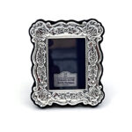 Miniature Photo Frame Victorian Style With Blue Velvet Back Finished In 925 English Hallmarked Sterling Silver 2 Miniature Photo Frame Victorian Style With Blue Velvet Back Finished In 925 English Hallmarked Sterling Silver