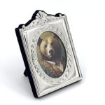 Miniature Photo Frame Victorian Style With Velvet Back Finished In 925 English Hallmarked Sterling Silver 5 Miniature Photo Frame Victorian Style With Velvet Back Finished In 925 English Hallmarked Sterling Silver