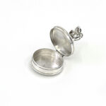 Mouse on Round Pill Box, finished in 925 English Hallmarked Sterling Silver 10 Mouse on Round Pill Box, finished in 925 English Hallmarked Sterling Silver