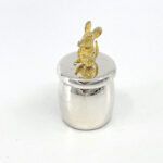 Mouse Tooth Fairy Box Victorian Style With Gold Plated Moving Mouse Finished In 925 English Hallmarked Sterling Silver 1 Mouse Tooth Fairy Box Victorian Style With Gold Plated Moving Mouse Finished In 925 English Hallmarked Sterling Silver