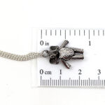 Moving Elephant Pendant On Chain, Finished In 925 English Hallmarked Sterling Silver 2 Moving Elephant Pendant On Chain, Finished In 925 English Hallmarked Sterling Silver