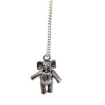 Moving Elephant Pendant On Chain, Finished In 925 English Hallmarked Sterling Silver 7 Moving Elephant Pendant On Chain, Finished In 925 English Hallmarked Sterling Silver