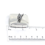 Moving Mouse Pill Box, finished in 925 English Hallmarked Sterling Silver 2 Moving Mouse Pill Box, finished in 925 English Hallmarked Sterling Silver