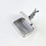 Moving Mouse Pill Box, finished in 925 English Hallmarked Sterling Silver 7 Moving Mouse Pill Box, finished in 925 English Hallmarked Sterling Silver