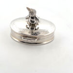 Moving Rabbit Pill Box, finished in 925 English Hallmarked Sterling Silver 7 Moving Rabbit Pill Box, finished in 925 English Hallmarked Sterling Silver