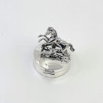 Moving Rocking Horse Pill Box, finished in 925 English Hallmarked Sterling Silver 9 Moving Rocking Horse Pill Box, finished in 925 English Hallmarked Sterling Silver