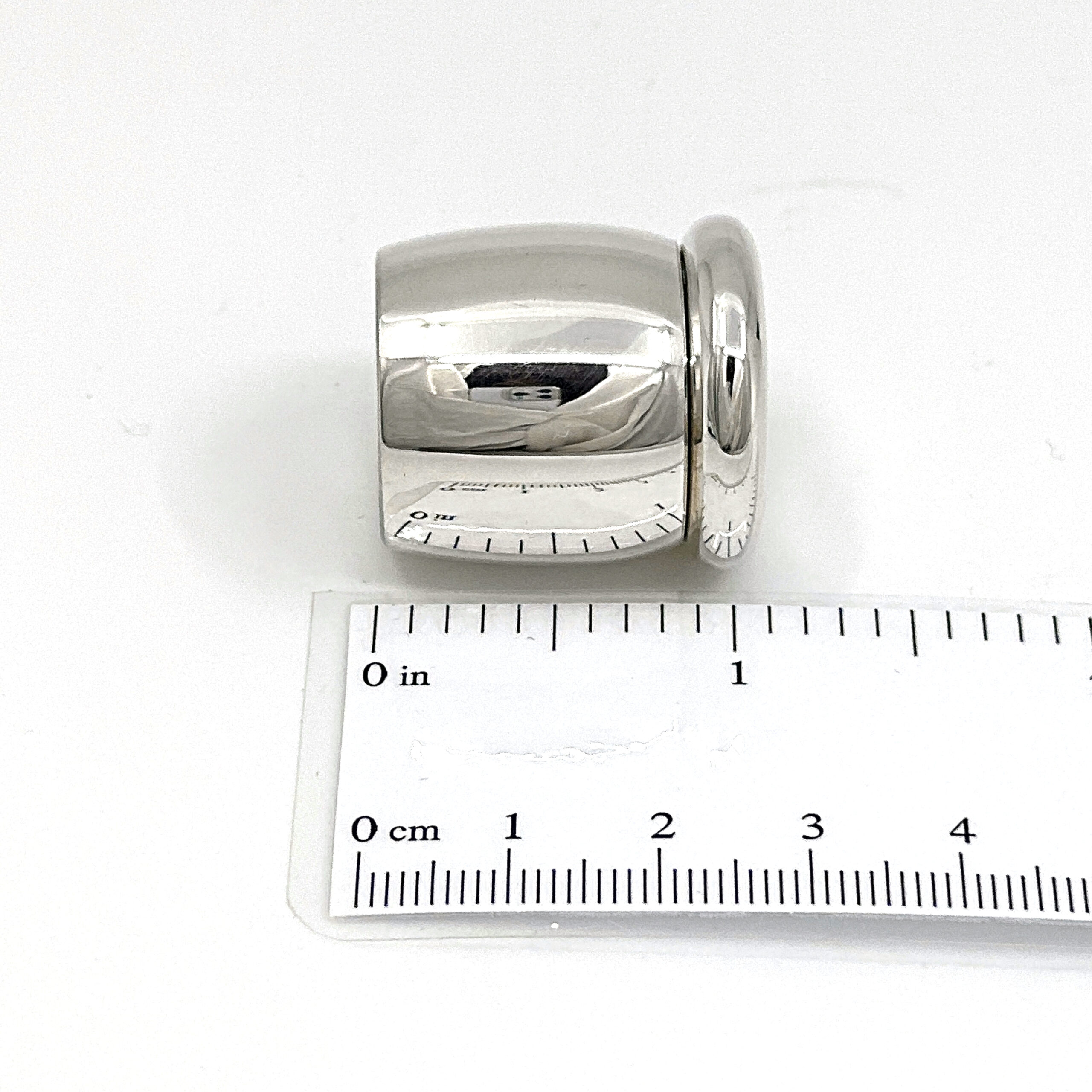 GT2260 (1) Tooth Fairy Box With My First Tooth Engraving And Blue Enamel Finished In 925 English Hallmarked Sterling Silver