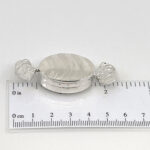 Oval Sweetie Pill Box, finished in 925 English Hallmarked Sterling Silver 2 Oval Sweetie Pill Box, finished in 925 English Hallmarked Sterling Silver