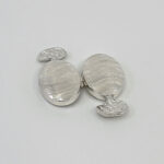 Oval Sweetie Pill Box, finished in 925 English Hallmarked Sterling Silver 4 Oval Sweetie Pill Box, finished in 925 English Hallmarked Sterling Silver