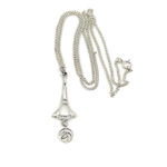 Rennie Mackintosh Style Pendant Necklace Finished In 925 English Hallmarked Sterling Silver