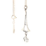 Rennie Mackintosh Style Pendant Necklace Finished In 925 English Hallmarked Sterling Silver