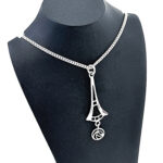 Rennie Mackintosh Style Pendant Necklace Finished In 925 English Hallmarked Sterling Silver