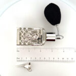 Perfume Atomiser And Funnel Set Art Nouveau Style finished in 925 English Hallmarked Sterling Silver