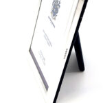 Plain Photo Frame With Blue Velvet Back Finished In 925 English Hallmarked Sterling Silver 5 Plain Photo Frame With Blue Velvet Back Finished In 925 English Hallmarked Sterling Silver