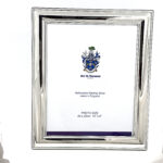 Plain Photo Frame With Mahogany Wooden Back Finished In 925 English Hallmarked Sterling Silver 2 Plain Photo Frame With Mahogany Wooden Back Finished In 925 English Hallmarked Sterling Silver