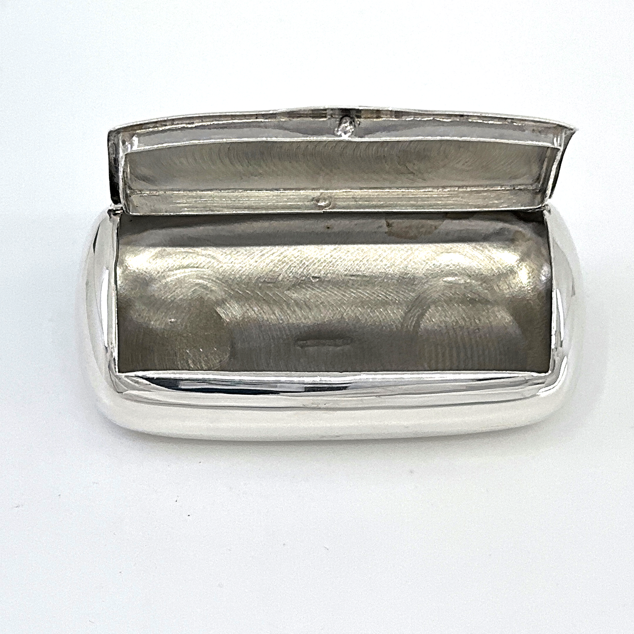 PB452 (5) Plain Pill Box and Snuff Box, finished in 925 English Hallmarked Sterling Silver