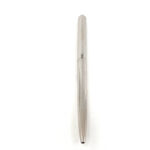 Plain Slimline Ballpoint Pen finished in 925 English Hallmarked Sterling Silver