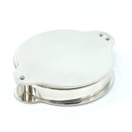Pocket Magnifying Glass Finished In 925 English Hallmarked Sterling Silver