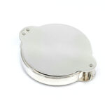 Pocket Magnifying Glass Finished In 925 English Hallmarked Sterling Silver
