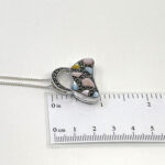 Purse Pendant Set With Enamel And Marcasite, Finished In 925 English Hallmarked Sterling Silver