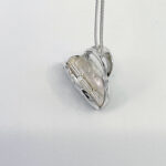 Purse Pendant Set With Enamel And Marcasite, Finished In 925 English Hallmarked Sterling Silver