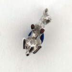 Rabbit Pin Cushion Victorian Style Finished In 925 English Hallmarked Sterling Silver