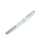 Rings Design Fountain Pen With Engravable Panel Finished In 925 English Hallmarked Sterling Silver