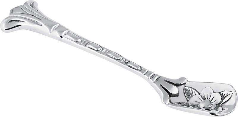 GT522 (1) Salt And Mustard Spoon Victorian Style finished in 925 English Hallmarked Sterling Silver