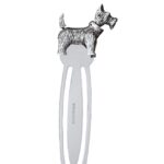 Scottie Dog Bookmark With Moving Articulated Detail Finished In 925 English Hallmarked Sterling Silver