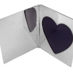 Single Heart Folding Travel Photo Frame Finished In 925 English Hallmarked Sterling Silver 1 Single Heart Folding Travel Photo Frame Finished In 925 English Hallmarked Sterling Silver
