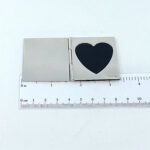 Single Heart Folding Travel Photo Frame Finished In 925 English Hallmarked Sterling Silver 2 Single Heart Folding Travel Photo Frame Finished In 925 English Hallmarked Sterling Silver