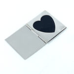 Single Heart Folding Travel Photo Frame Finished In 925 English Hallmarked Sterling Silver 6 Single Heart Folding Travel Photo Frame Finished In 925 English Hallmarked Sterling Silver