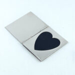 Single Heart Folding Travel Photo Frame Finished In 925 English Hallmarked Sterling Silver 7 Single Heart Folding Travel Photo Frame Finished In 925 English Hallmarked Sterling Silver