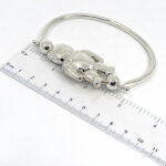 Spinning Teddy Bear Baby Rattle Edwardian Style Finished In 925 English Hallmarked Sterling Silver 2 Spinning Teddy Bear Baby Rattle Edwardian Style Finished In 925 English Hallmarked Sterling Silver