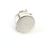 Stork and Baby on Round Pill Box, finished in 925 English Hallmarked Sterling Silver 4 Stork and Baby on Round Pill Box, finished in 925 English Hallmarked Sterling Silver