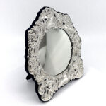 Victorian Style Table Mirror With Embossed Floral Decoration Finished In 925 English Hallmarked Sterling Silver 3 Victorian Style Table Mirror With Embossed Floral Decoration Finished In 925 English Hallmarked Sterling Silver